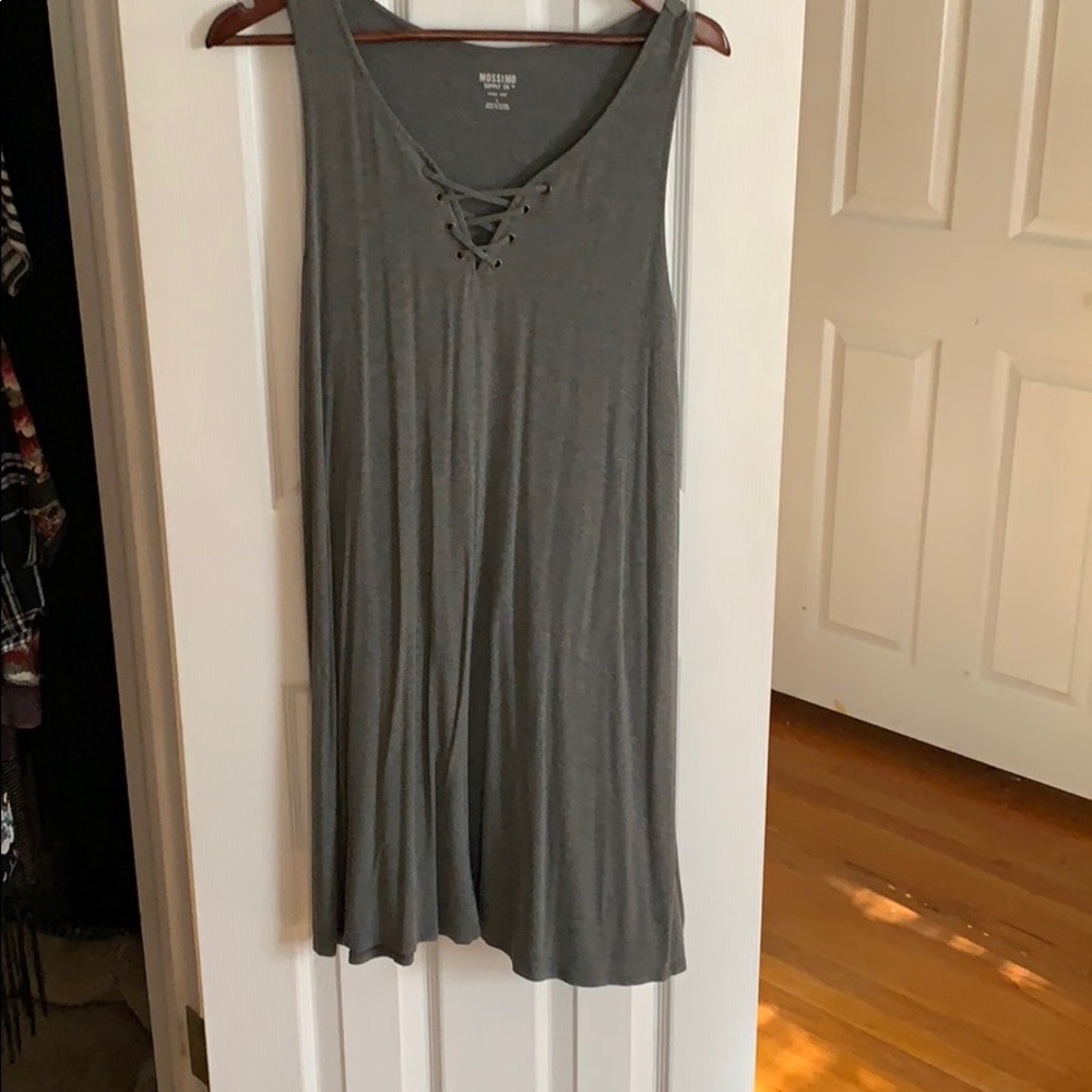 Casual gray dress